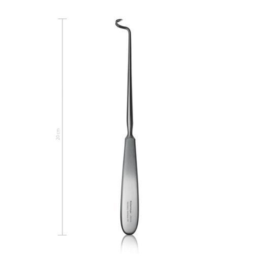 [154420] Deschamps Needle - Right Hand (Small left curve, 20cm, Sharp)