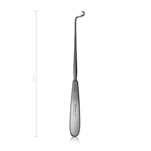 [154520] Deschamps Needle - Right Hand (Small right curve, 20cm, Sharp)