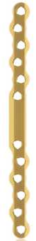 [187756] EickLoxx Large Bone Plate - 12-hole (L:140mm) Gold