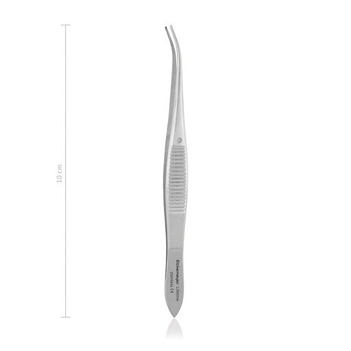 [170910] GRÄFE Iris Forceps - 1 x 2 Teeth (curved)