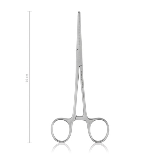 [974016] Artery Forceps Rochester-Ochsner (Kocher) - Basic(Length: 160mm, Form: straight) 