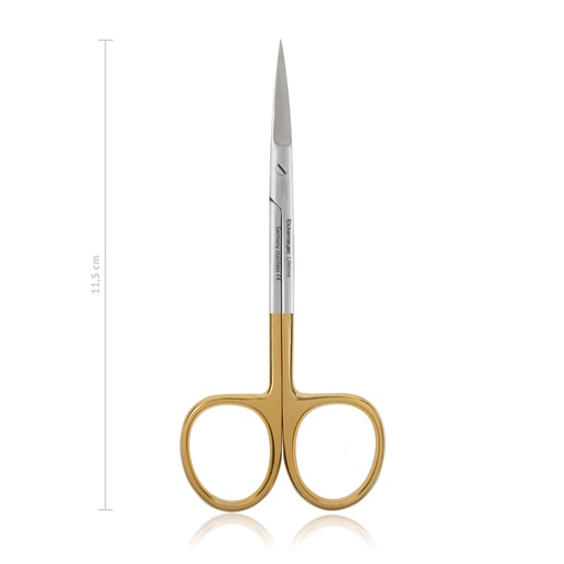 [110111] Iris Scissors (TC) (Length: 115mm, Form: curved)