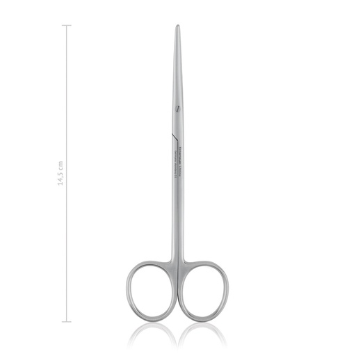 [118414] METZENBAUM-Fino Scissors, bl/bl, (Length: 145mm, Form: straight)
