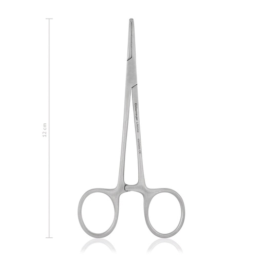 [973712] Artery Forceps Halstead-Mosquito - Basic (1 x 2 Teeth, Length: 120mm, Form: curved) 
