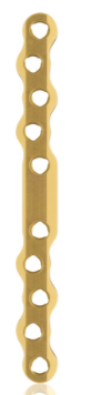 [187754] EickLoxx Large Bone Plate - 10 holes (L:110mm) Gold