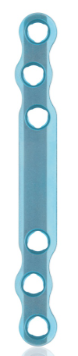 [187741] EickLoxx Large Bone Plate - 6-hole (L: 80mm) Light Blue