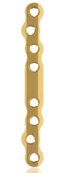 [187752] EickLoxx Large Bone Plate - 8-hole (L:90mm) Gold