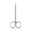 [110611] Iris Scissors (Length: 115mm, Form: straight, Very Fine)