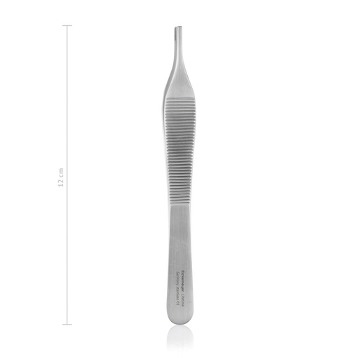 [132912] Tissue Forceps Adson-Brown - Delicate, 9 x 9 teeth, (Length: 120mm)