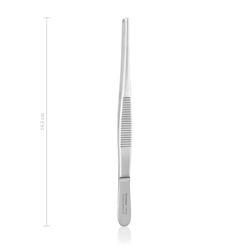 [133214] Tissue Forceps Rat Tooth - Standard, 1 x 2 Teeth, (Length: 145mm)