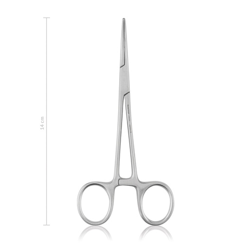 [974314] Artery Forceps Kelly - Basic (Length: 140mm, Form: curved) 
